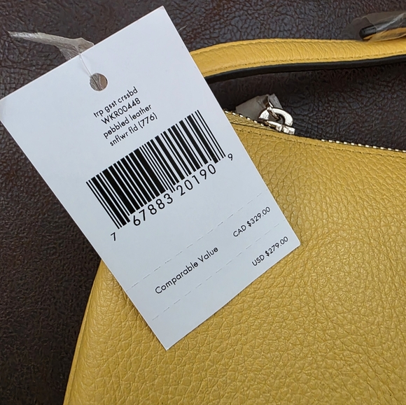 Kate Spade Leila Triple-Gusset Crossbody | Sunflower Yellow 🌼 NWT - Picture 2 of 10